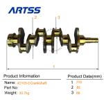Cast Iron Diesel Engine Crankshaft 6134-31-1010 Fit Komatsu 4D105-5 4D105