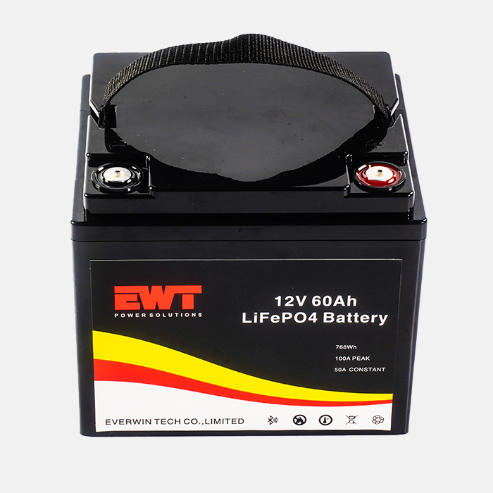 EWT Backup Energy System LiFepo4 12v 60ah Battery pack