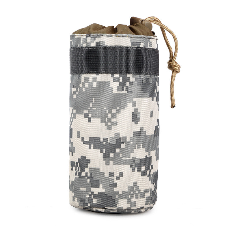 OUTDOOR TACTICAL CAMOUFLAGE WATER BOTTLE BAG WATER BOTTLE BAG SPORTS ACCESSORIES SUB BAG HANGING BAG PORTABLE SMALL BAG