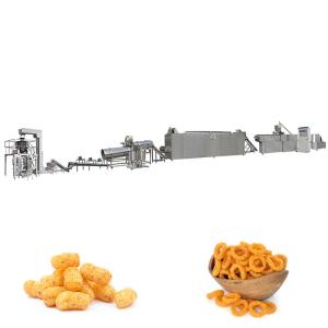 Quality 200kw Corn Puff Food Extruder Manufacturer Machine 500kg/H wholesale