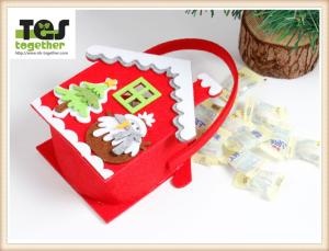 Quality Christmas Candy handbag/ Felt bag /Nonwovens/Festival /gift/child wholesale