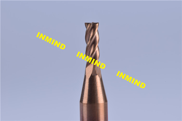 2 Flute TiSiN Coating Micro End Mill For Stainless Steel / Cast Iron