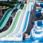 Outdoor Water Park Playground Equipment Swimming Pool Combination Slide