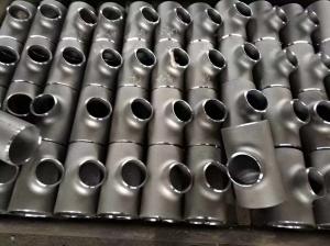 Quality Steel Butt Welded Pipe Fitting ASME B16.9 Elbow Tee Reducer Cap Black Paint wholesale