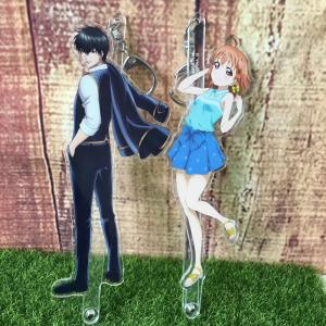 Quality Wear Resistant Anime Acrylic Keychain Custom Acrylic Keyrings 3mm Thickness wholesale