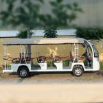 Without Door Sightseeing Bus Electric 14 Seats Mini Bus Without Air Conditioner