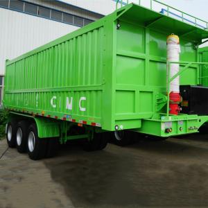 Quality Sand Gravel 3 Axle 60Ton 9000MM Box Trailer Tipper wholesale