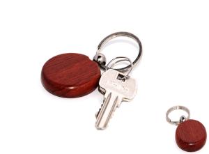 Quality Rosewood round key chain wholesale