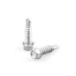 SCM435 Unitek Sus304 Sus410 Hex Washer Self Drilling Screw St6.3x25 for Fiber