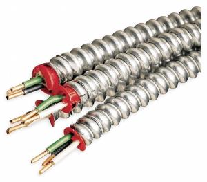 Quality 600V Type MC Metal Clad Cable UL1569 PVC Jacket and Durable Construction for Industrial wholesale