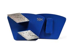 Quality Concrete Grinder Diamond Grinding Tools With Double Rhombus Segments wholesale