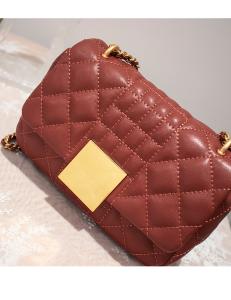 Quality High-Quality Leather Small Fragrant Rhombus Female Crossbody Bag wholesale