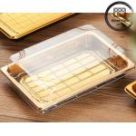Premium American Style Disposable Food Plastic Sushi Trays for Elegant Dining