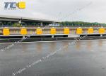 High Strength Highway Roller Barrier Impact Resistance Long Service Life