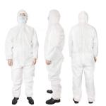 Epidemic Prevention Use Disposable Protective Suit , Non Woven Isolation Gown