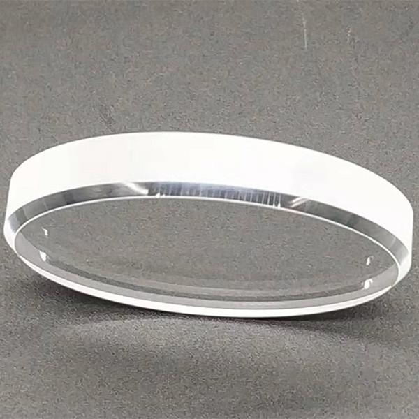 10mm Thicness Sapphire Optical Window , Synthetic Sapphire Window With