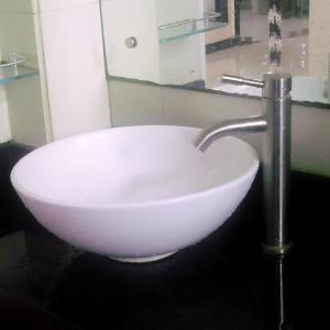 Quality Single Hand Lead Free Stainless Steel Faucet Commercial Bathroom Taps wholesale