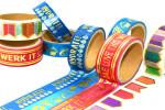 Custom Printed 15mm*10m Gold Foil Decorative Washi Tape