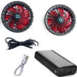 Workwear Jacket Cooling Fan Battery Set 12V 10000mAh With Chinese Brushless