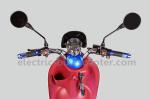 Pedal Assisted Scooter 500W 60V Dc Hub Motor , Two Wheeled Moped Electric