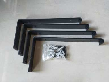 Create Sturdy DIY Floating Shelves with 5mm Thick L Brackets from Furniture Hardware
