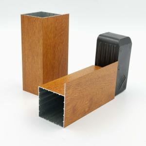 Quality Libya 6063 Kitchen Aluminum Profile Wood Grain Powder Coated wholesale
