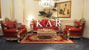 Quality Italian Classic Luxury Living Room Set Canape Sofa wholesale