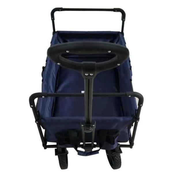 Green Beach Wagon Folding Four Wheels Hand Push Cart Dimension L x W x H 86*46