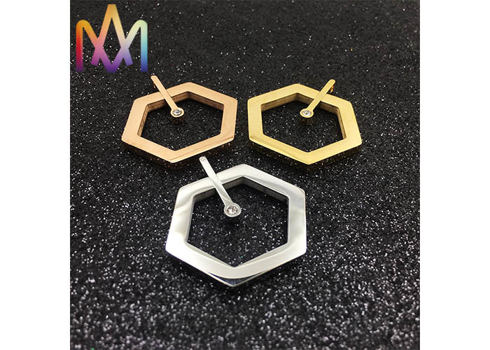 32X33mm Hexagonal Hollowed Out Diamond Valentine DIY Jewelry Charms