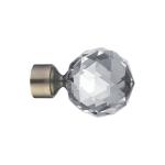 35mm Diameter Glass Finials For Curtain Rods