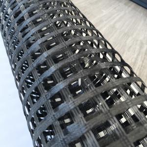 Quality High Strength Fiberglass Geogrid for Soil Slope Walls Reinforcement Length 50-200m wholesale