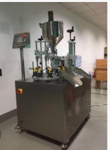 Quality Cosmetic Automatic Tube Filling Sealing Machine , Semi Automatic Liquid Filling Machine wholesale