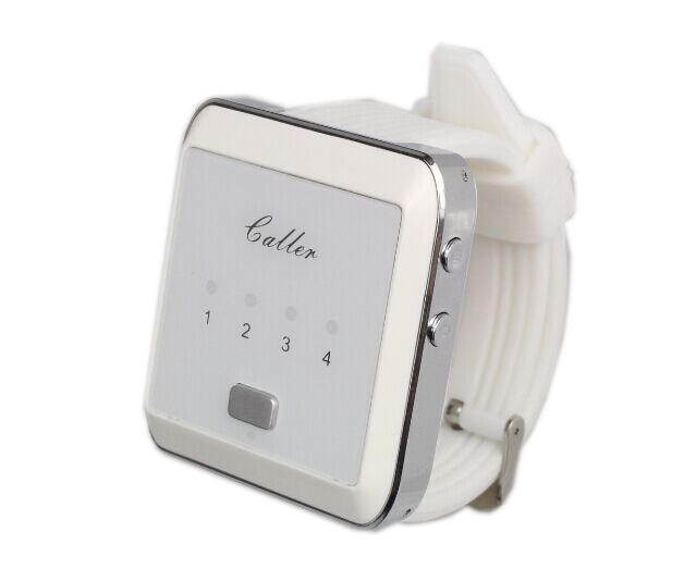 China export beautiful cheap easy to operate wireless calling system wrist watch receiver
