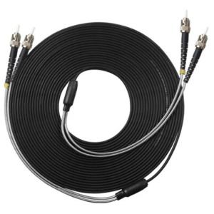 Quality 10G ST To ST Fiber Optic Jumper , Single Mode Fiber Jumpers Dual Core wholesale