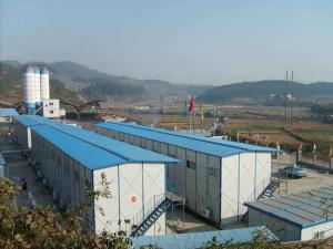 Quality Low Cost Steel Structure Prefab Sandwich Panel House Construction Camp For Workers wholesale