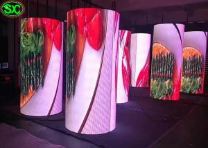 Quality Full Color Round LED Curtain Screen , LED Stage Curtain Screen For Live Events wholesale