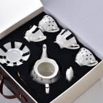 Ceramic Tea Set In European Style Porcelain Teapot Cups And Saucers For