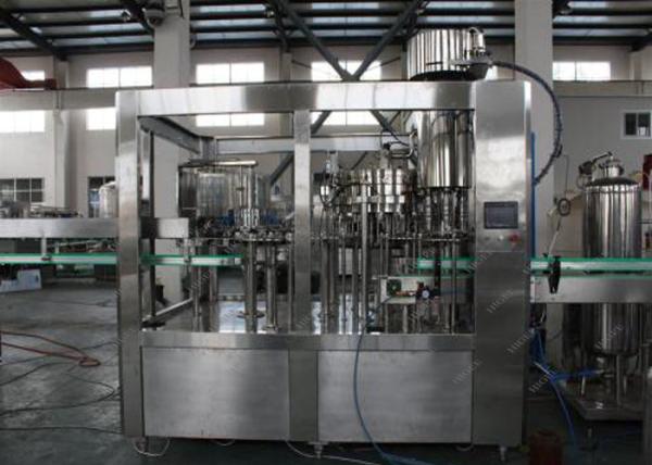 Semi Automatic Beverage Filling Machine , Glass Bottle Soda Filling Machine