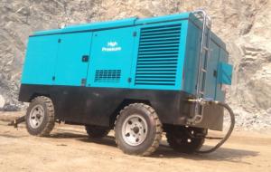 Quality Two Stage Diesel Screw Compressor 1200Cfm 510Psi For Well Drilling Piling Industry wholesale