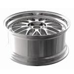 Lightweight Strongest 2 piece brushed slivery luxury forged wheel rim factory