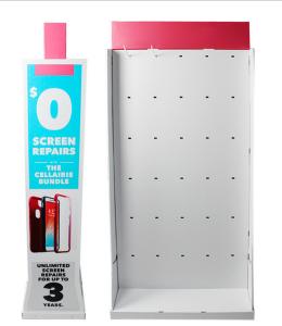 Quality Advertising CMYK Cardboard Hook Display wholesale