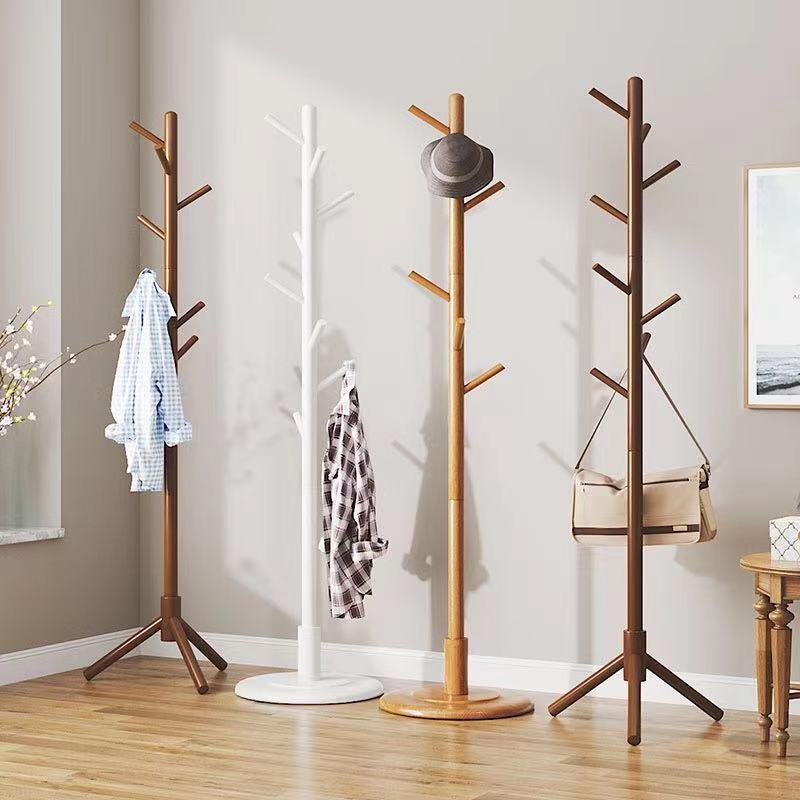 Natural 100% Eco-friendly Tree Shaped Bamboo Stand Hanger for Clothes On Walls BAMBOO