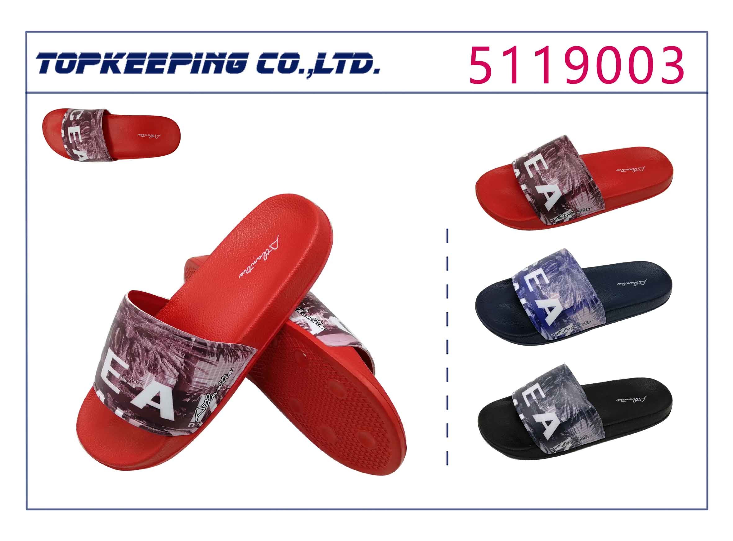 Summer Beach Outdoor Sports Sliders Footwear Flat PVC Red Sole
