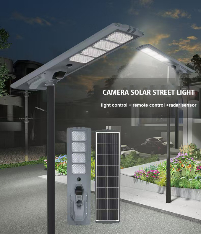 5050smd Solar Panel Street Light Camera 100w 200w300w 400w 500w