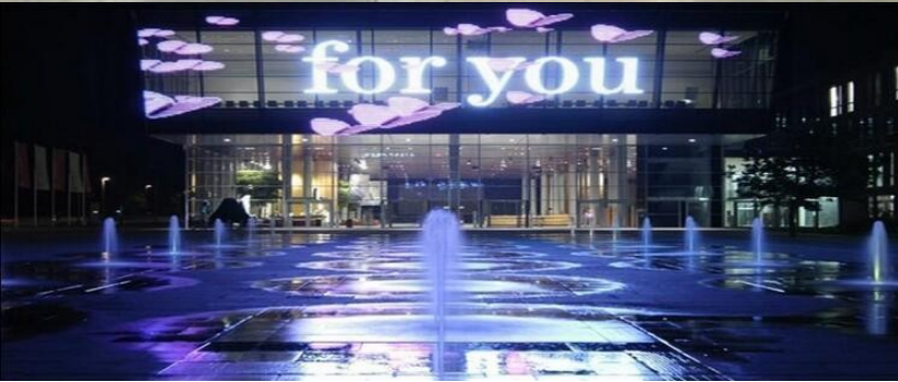 12VDC 180W/Sqm Advertising Led Mesh Screen DMX512