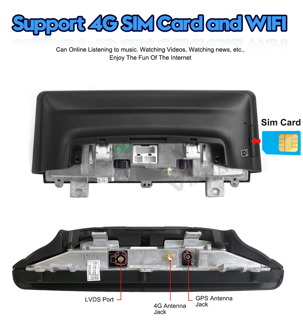 10.25 Android 10.0 Car DVD Multimedia Player For BMW 6 Series F06/F12 2010-2012 CIC 4PIN GPS Navigation IPS Touch Screen