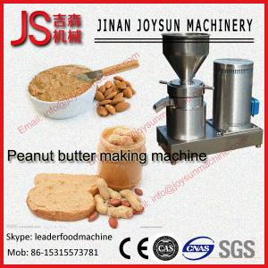 Quality 304 ss cooling system peanut grinding making machine wholesale