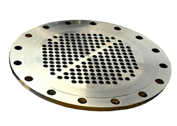 Cheap Customized Pressure Vessel Tube sheet Flange Forged Tube Sheet Carbon Steel Flanged Fittings for sale