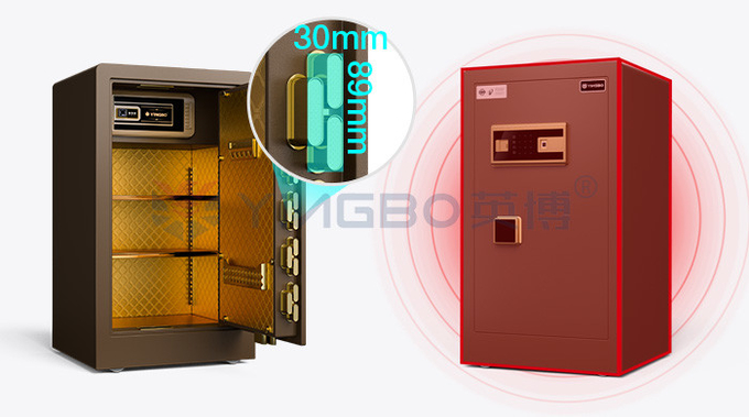 Fingerprint Lock Smart Luxury Safe Box Customized For Home Security YB/RS-80
