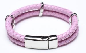 Quality Leather Bracelet, Stainless Steel Clasp wholesale
